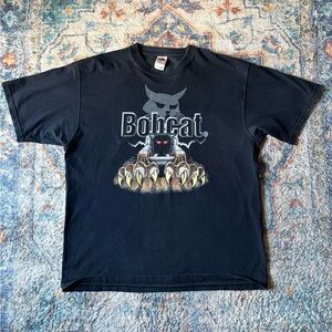Vintage Bobcat Construction T-shirt Size XL